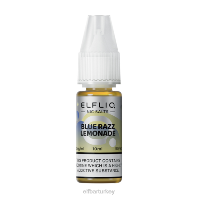 VVZ4217 elfbar elfliq mavi razz limonata güzel tuzlar - 10ml-10 mg/ml klasik
