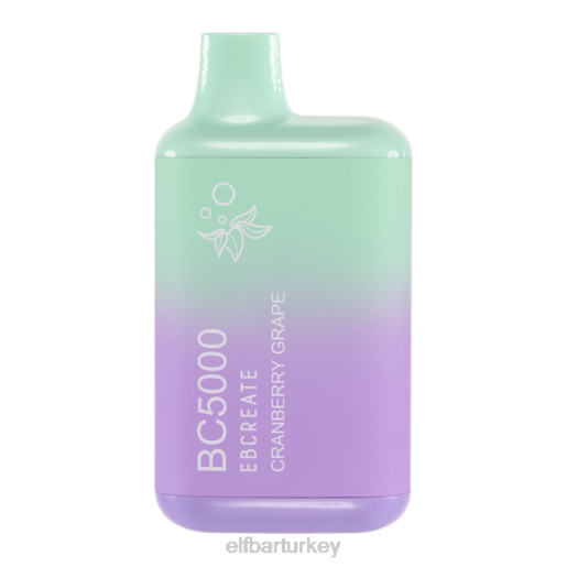 kızılcık üzümü bc5000 tüketici - tek - 0mg ELFBAR 444Z35