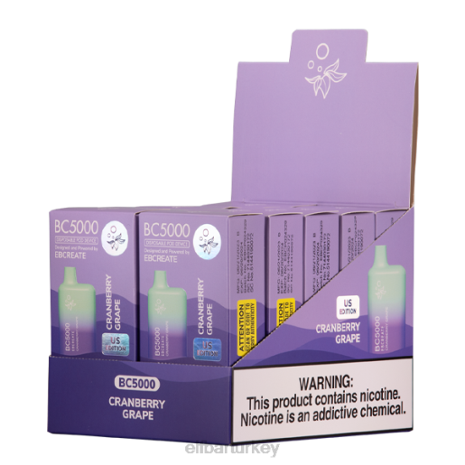 kızılcık üzümü bc5000 tüketici - tek - 0mg ELFBAR 444Z35