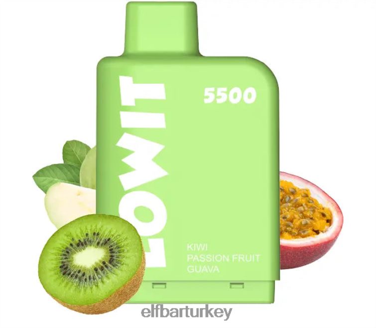 ELFBAR önceden doldurulmuş kapsül lowit 5500 puf %2 nic TLB008139 kivi çarkıfelek meyvesi guava