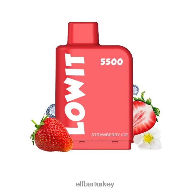 ELFBAR önceden doldurulmuş kapsül lowit 5500 puf %2 nic TLB008140 çilekli buz