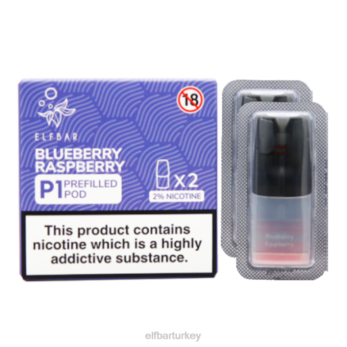 VVZ4167 elfbar mate 500 p1 önceden doldurulmuş kapsüller - 20mg (2 paket) sakura nane klasik