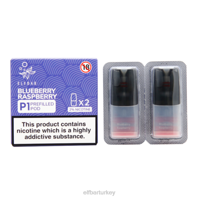 VVZ4167 elfbar mate 500 p1 önceden doldurulmuş kapsüller - 20mg (2 paket) sakura nane klasik