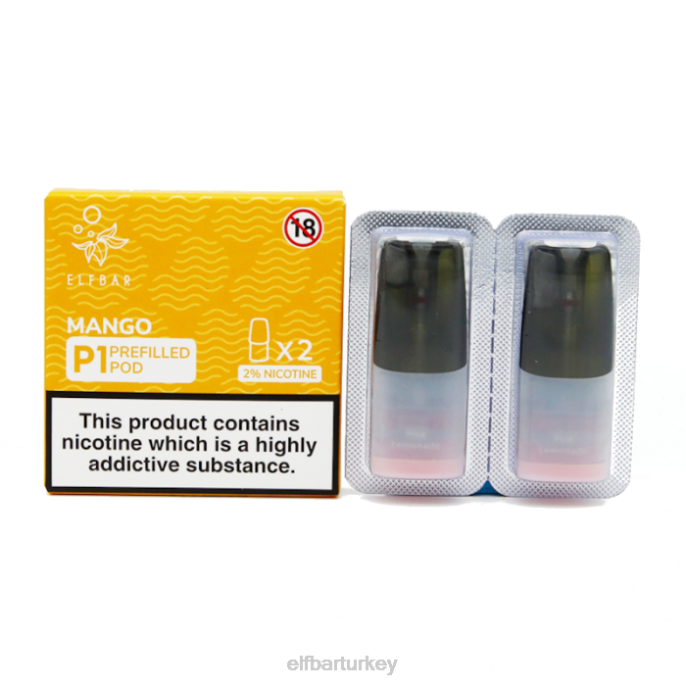 VVZ4167 elfbar mate 500 p1 önceden doldurulmuş kapsüller - 20mg (2 paket) sakura nane klasik
