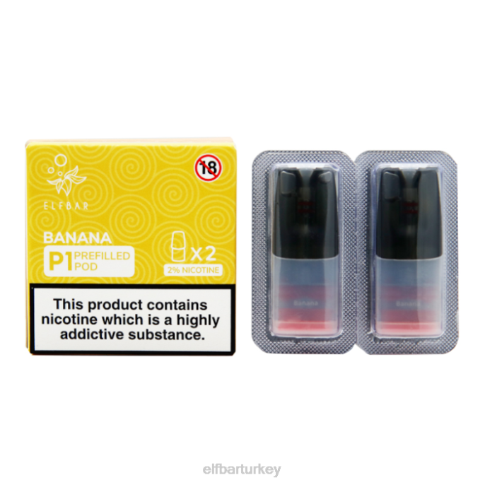 VVZ4167 elfbar mate 500 p1 önceden doldurulmuş kapsüller - 20mg (2 paket) sakura nane klasik