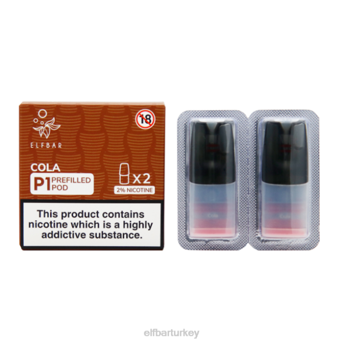 VVZ4167 elfbar mate 500 p1 önceden doldurulmuş kapsüller - 20mg (2 paket) sakura nane klasik