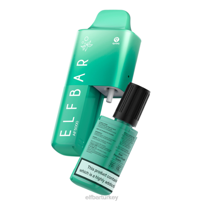 VVZ458 elfbar af5000 önceden doldurulmuş kit - 20mg kivi çarkıfelek meyvesi guava