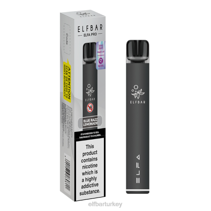 VVZ470 elfbar elfa pro pod kiti - şarj edilebilir alacakaranlık mavisi + karışık meyveler önceden doldurulmuş kapsül