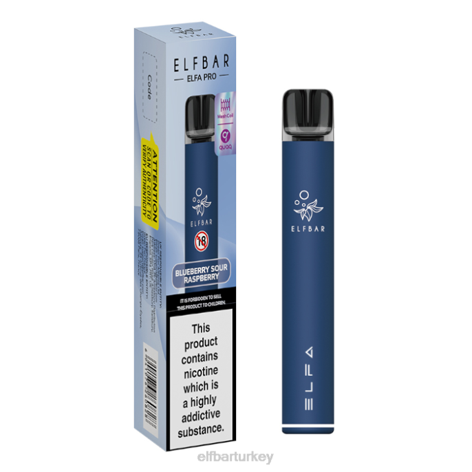 VVZ470 elfbar elfa pro pod kiti - şarj edilebilir alacakaranlık mavisi + karışık meyveler önceden doldurulmuş kapsül