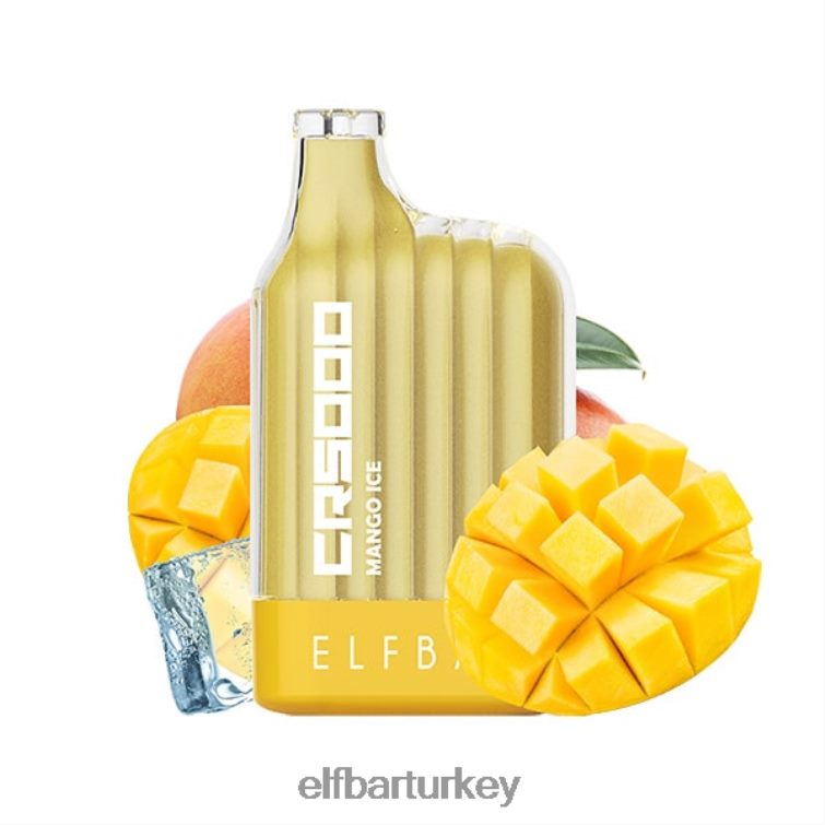ELFBAR cr5000 tek kullanımlık vape 5000 puf TLB00832 Çilekli dondurma