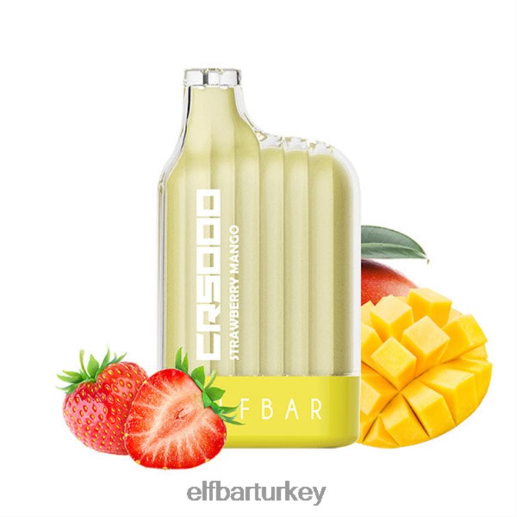 ELFBAR cr5000 tek kullanımlık vape 5000 puf TLB00833 çilek mango