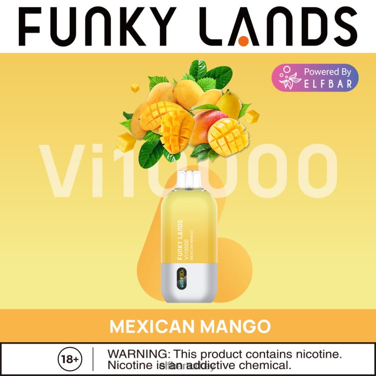 ELFBAR funkylands en iyi lezzet tek kullanımlık vape vi10000 en çok satan TLB008157 Meksika mangosu