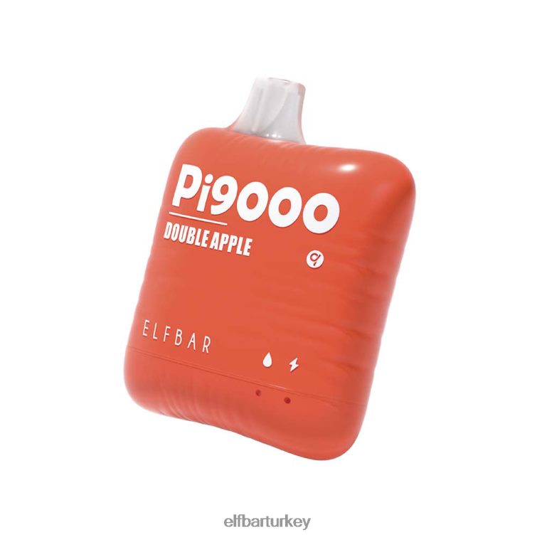 ELFBAR pi9000 tek kullanımlık vape 9000 puf TLB008106 çift ​​elma