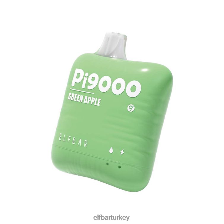 ELFBAR pi9000 tek kullanımlık vape 9000 puf TLB008110 yeşil Elma