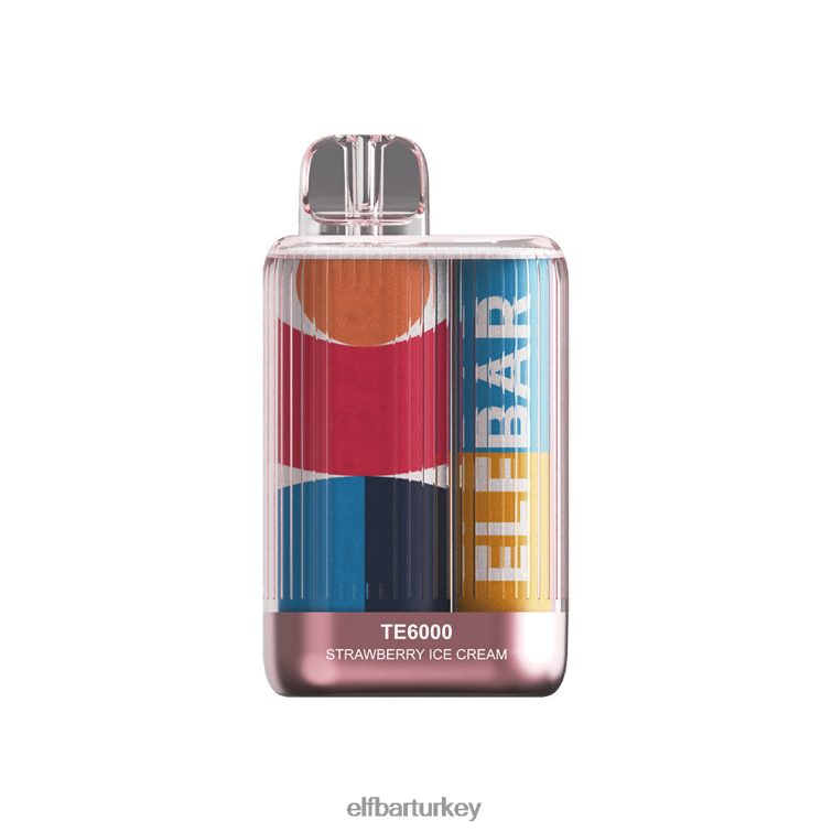 ELFBAR tek kullanımlık vape te6000 çilek kombinasyonları TLB00893 Çilekli dondurma