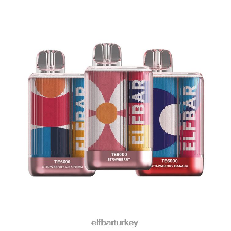 ELFBAR tek kullanımlık vape te6000 çilek kombinasyonları TLB00894 çilek Muz
