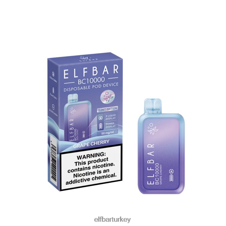 ELFBAR tek kullanımlık vape yeni bc10000 10000puffs TLB00837 yaban mersini nane