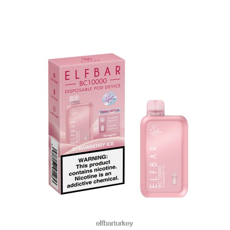 ELFBAR tek kullanımlık vape yeni bc10000 10000puffs TLB00853 şeftalili buz