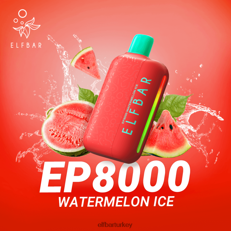 ELFBAR tek kullanımlık vape yeni ep8000 ponponları TLB00862 karpuz buzu