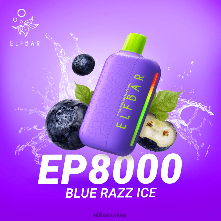 ELFBAR tek kullanımlık vape yeni ep8000 ponponları TLB00864 şeftali meyvesi