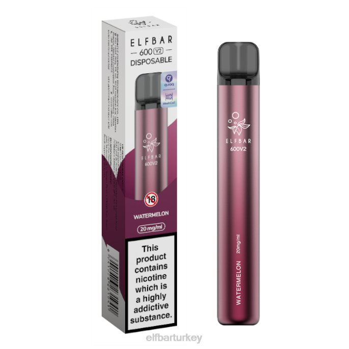 VVZ426 elfbar 600v2 tek kullanımlık elektronik sigara - 20 mg Rinbo bulutu